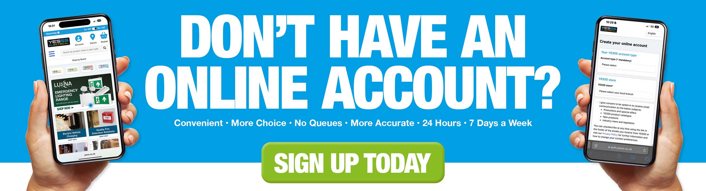 Open a trade account online now